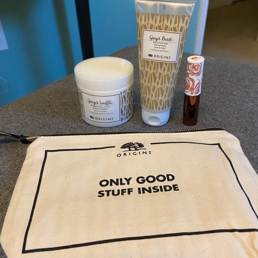 Origins body wash and lotion